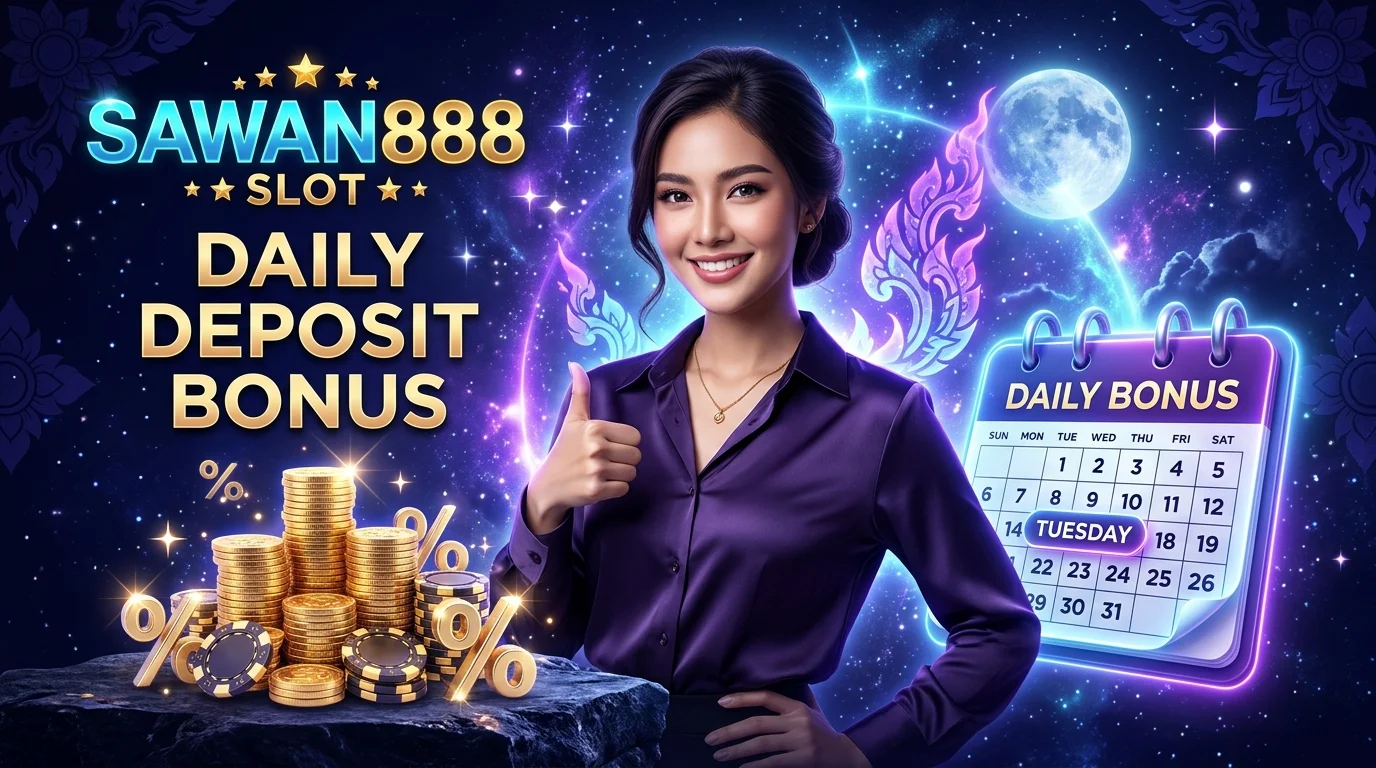 sawan888 โบนัสฝากรายวัน 10-20%